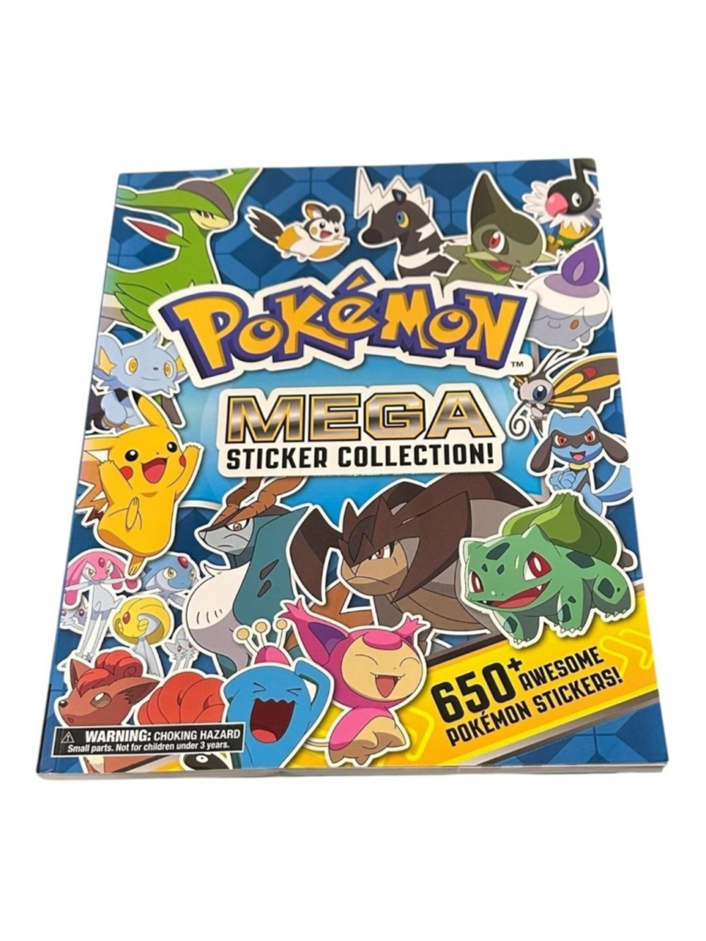 Pokemon Mega Sticker Collection! Pokemon Company ACU Press Blue PB Kids 2012